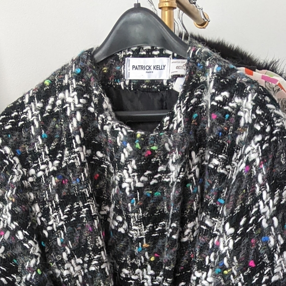 Extremely Rare Tweed Patrick Kelly Coat - Picture 3 of 4